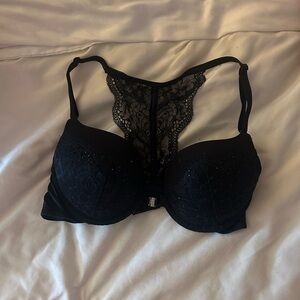 Rhinestone Black La Senza Beyond Sexy Bra 34B